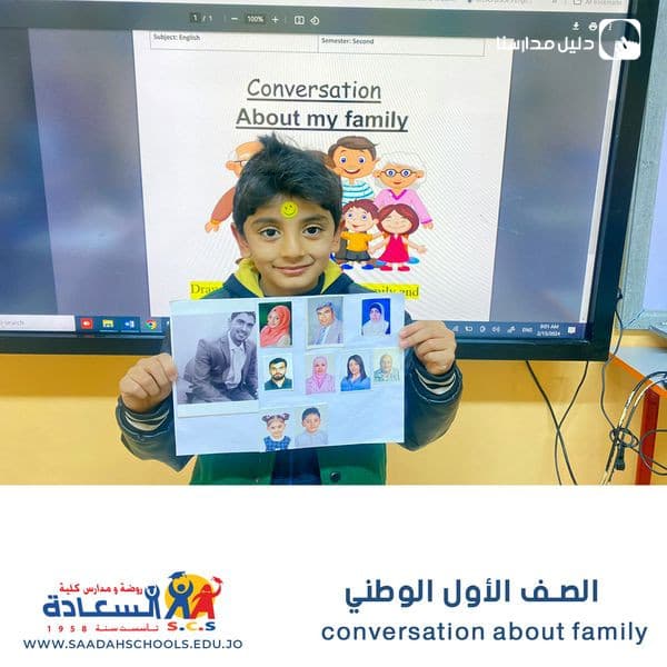 Our wonderful conversation about family with grade1