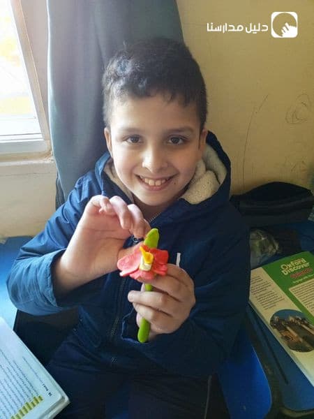Modelling the main parts of the Flower with Playdough
