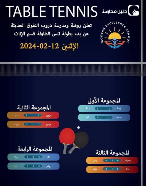أسبوع جديد وبطولة جديدة 🏓