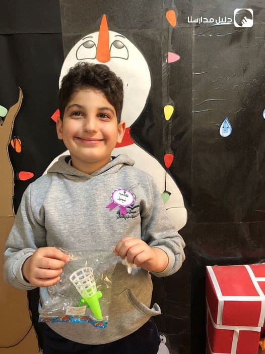 نجم الأسبوع الطالب أحمد الجراح الصف الثاني -ب-