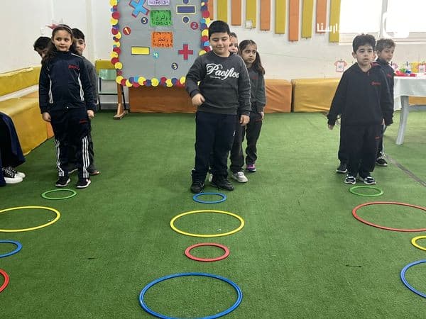فعاليات أولومبياد الرياضيات للقسم التأسيسي الذي أقيم من خلال مجموعة من الألعاب والمسابقات