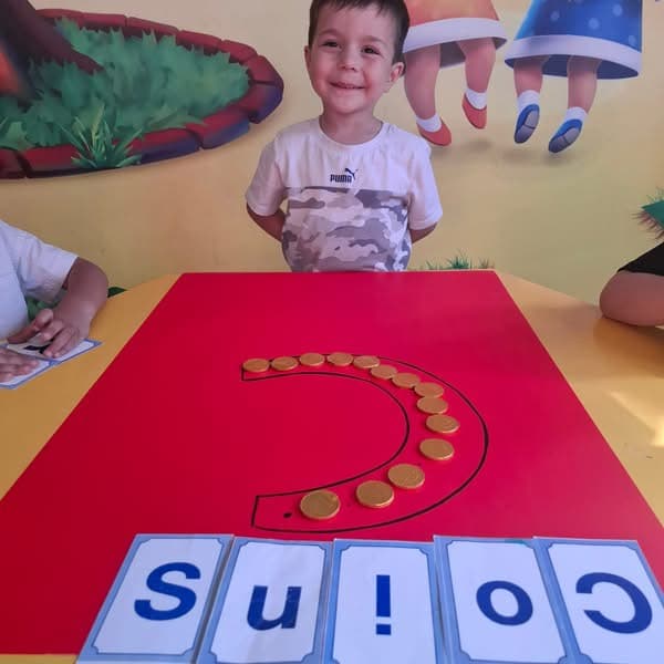 C is for chocolate coins