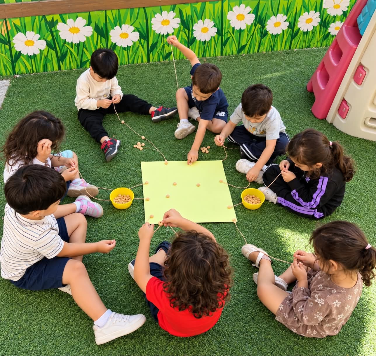 تمرين ممتع لتنمية المهارات الحركية الدقيقة والتآزر بين العين واليد