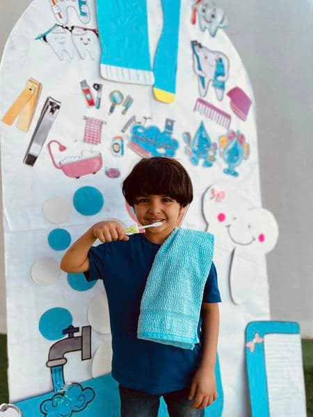 يوم النظافة مع kg1 في روضتنا الحبيبة