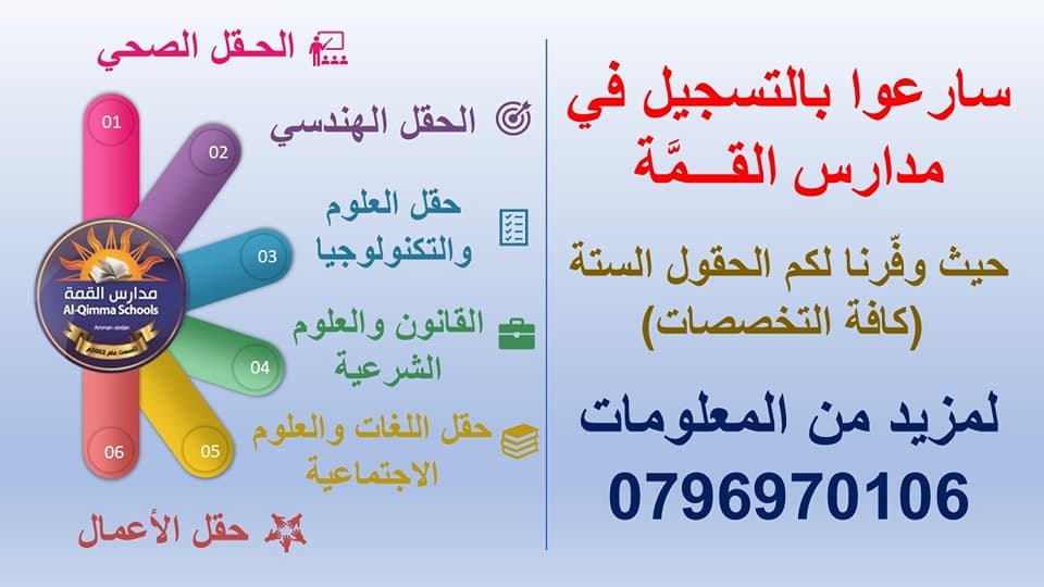 سارعوا بالتسجيل في مدارس القمة.. المقاعد محدودة